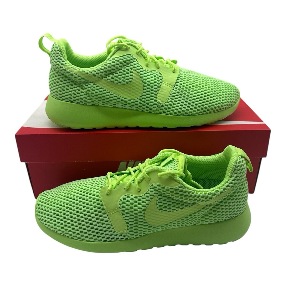 Nike Roshe One Hyper Breathe Running Shoes Womens Size 8 Ghost Green‎ Sneakers